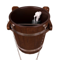 Cascadă termolemn de tei 20 l cu inserție plastic