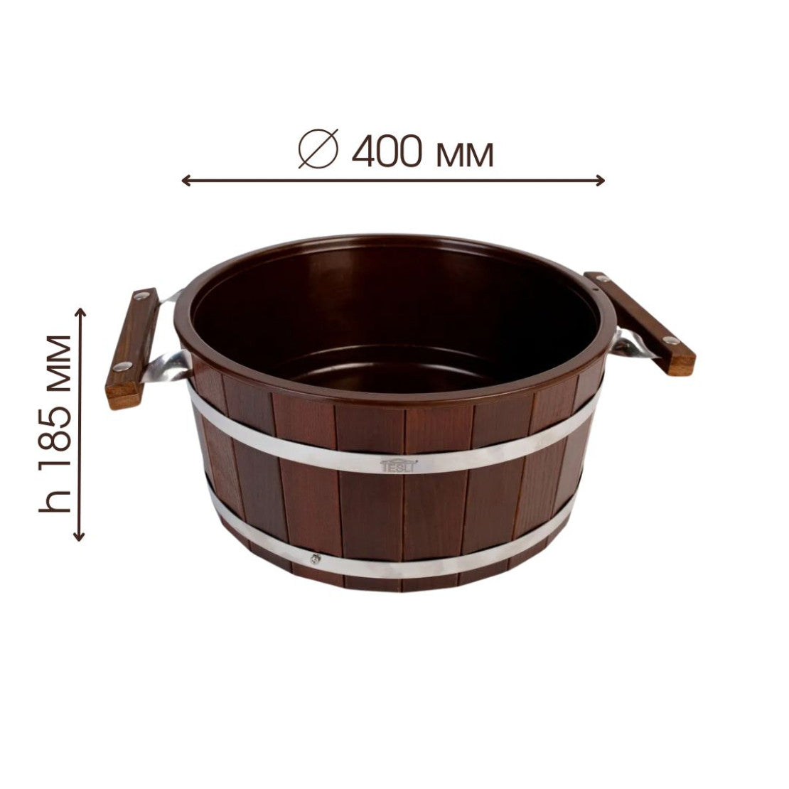 Infuzor termolemn de tei 15 l cu inserție plastic