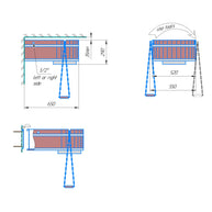 Cascadă ICEBERG termo 45 l cu inserție inox