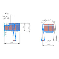 Cascadă COOLER termo 35 l cu inserție inox