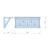 Cuier Tesli 700×300×250